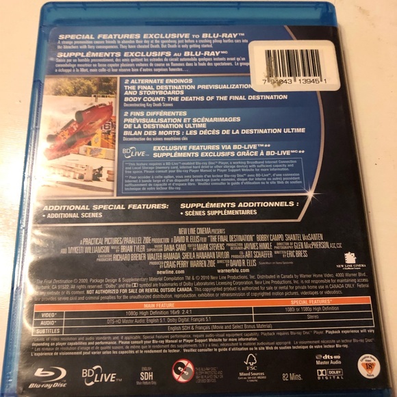 Final Destination,The(BD) [Blu-ray] Blu-ray tested - Picture 2 of 4